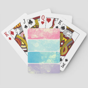 Watercolor Bubble Classic Playing Cards