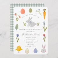 Watercolor Bunny Easter Brunch & Egg Hunt