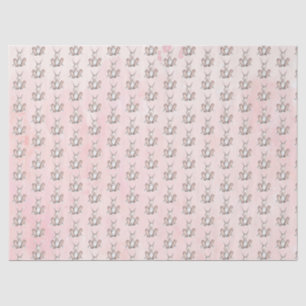 Watercolor Bunny Rabbit coordinating Tissue Paper