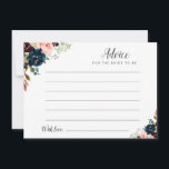 watercolor burgundy, navy & blush floral advice<br><div class="desc">A simple floral design with beautiful burgundy,  blush pink and navy blue watercolor flowers. Feel free to change the colours and text details.</div>