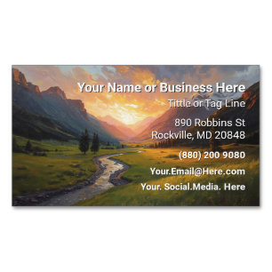 Watercolor Business Card Nature