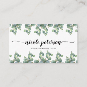 Watercolor Business Cards