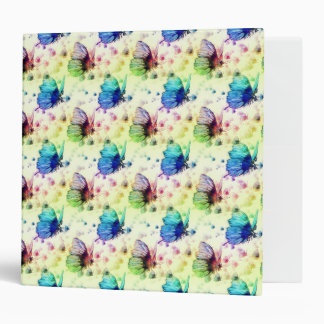 Watercolor Butterflies Binder