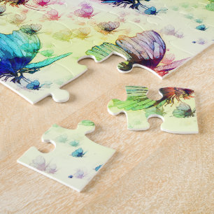 Watercolor Butterflies Jigsaw Puzzle