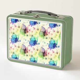 Watercolor Butterflies Lunchbox