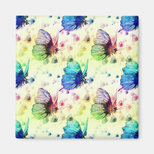 Watercolor Butterflies Magnet