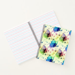 Watercolor Butterflies Notebook