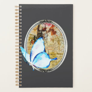 Watercolor Butterfly And Frame Planner