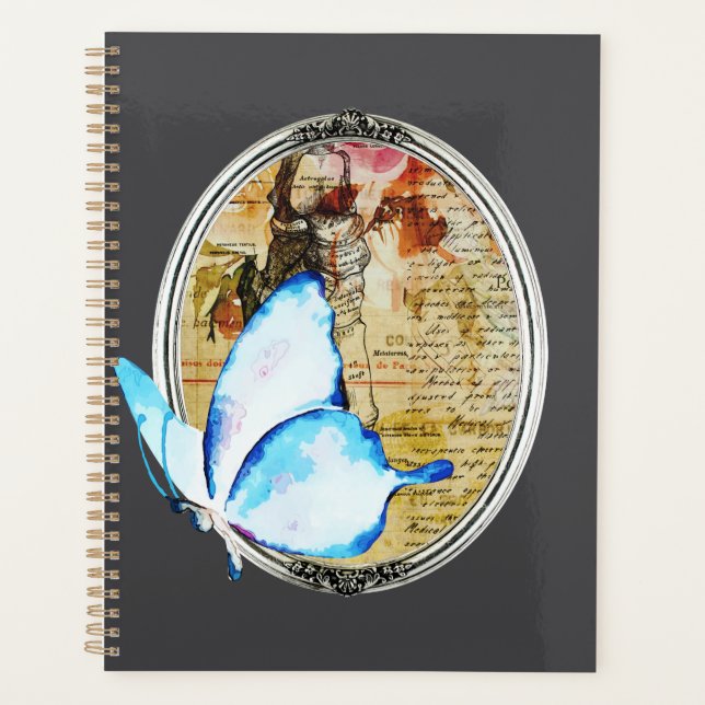 Watercolor Butterfly And Frame Planner (Front)