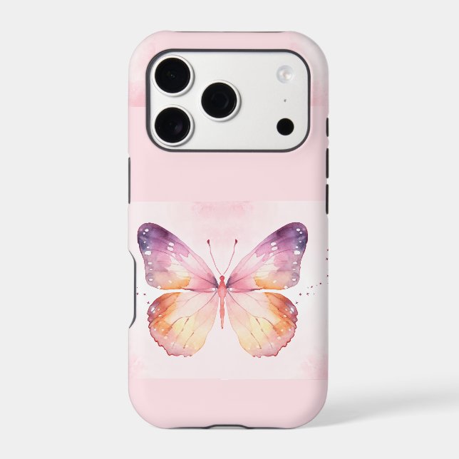 Watercolor Butterfly Art (Back)