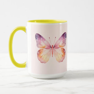 Watercolor Butterfly Art Mug
