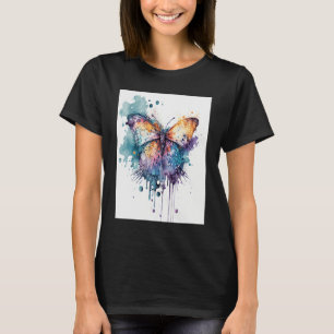 Watercolor Butterfly Beautiful Colorful  1 T-Shirt