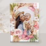 Watercolor Butterfly Floral Mothers Day Photo Block<br><div class="desc">A beautiful custom Mother’s Day gift. With a watercolor floral design and whimsical butterflies these photo blocks are perfect for the occasion. Find matching items in my shop.
Image by prostooleh on freepik.</div>