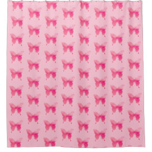 Watercolor Butterfly - Fuchsia and Pink