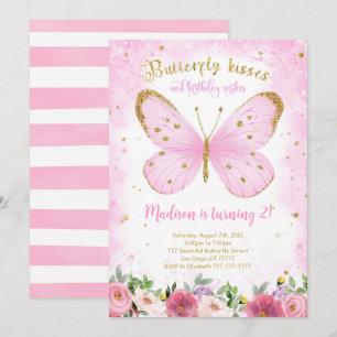 Watercolor Butterfly Invitation