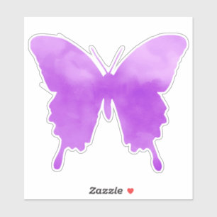 Watercolor Butterfly - Lavender and Violet