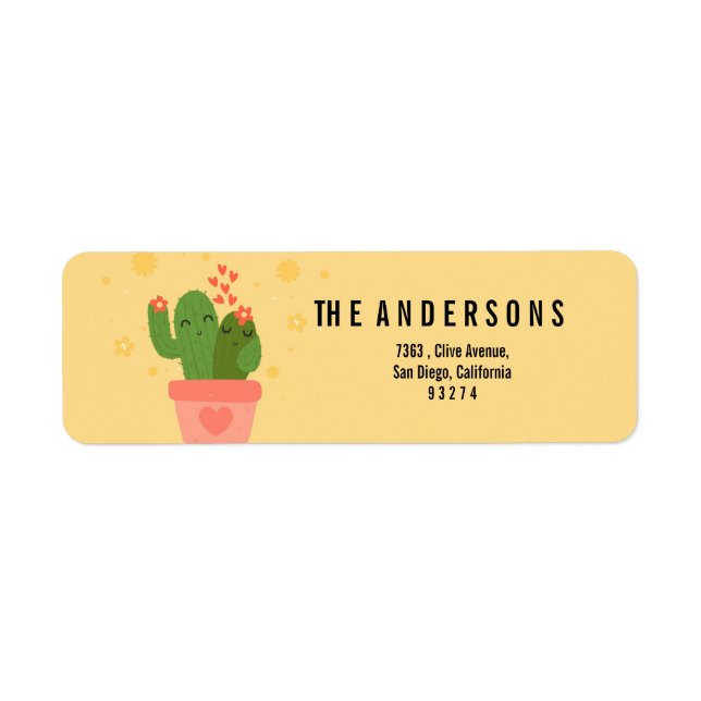 watercolor Cactus (Front)