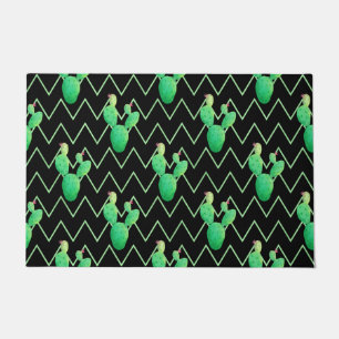 Watercolor Cactus Doormat