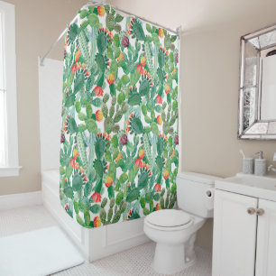Watercolor Cactus Pattern