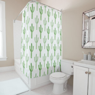 Watercolor Cactus Pattern