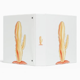 Watercolor Cactus with Starry Glow Binder