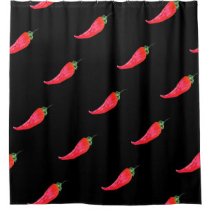 Watercolor Caliente Red Peppers