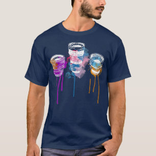 Watercolor Camera Lens Photographer Photography T-Shirt