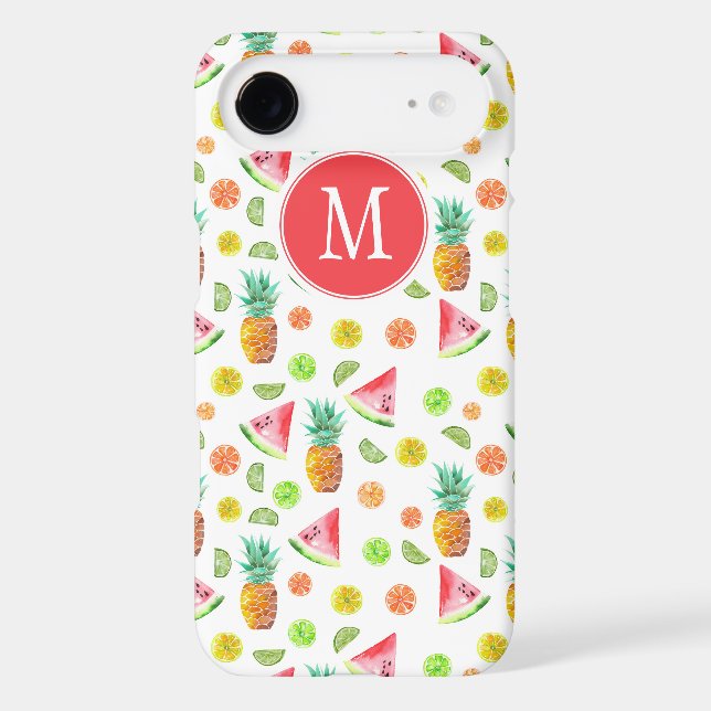 Watercolor Candied Fruit Pattern Case-Mate iPhone Case (Back)
