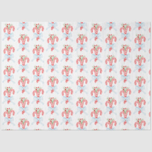 Watercolor Candy Candy with Bow, Christmas Tissue Paper