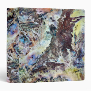 Watercolor Canvas Avery Binder