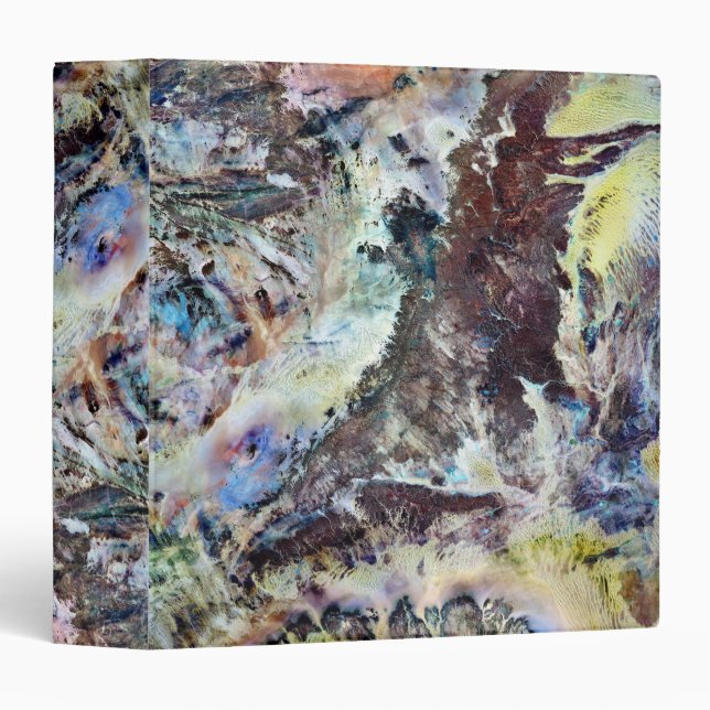 Watercolor Canvas Avery Binder (Front/Spine)