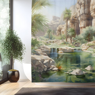 Watercolor Canyon Oasis