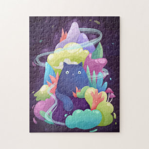 Watercolor Cat Jigsaw Puzzle