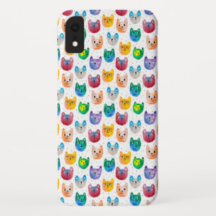 Watercolor cats and friends iPhone XR case
