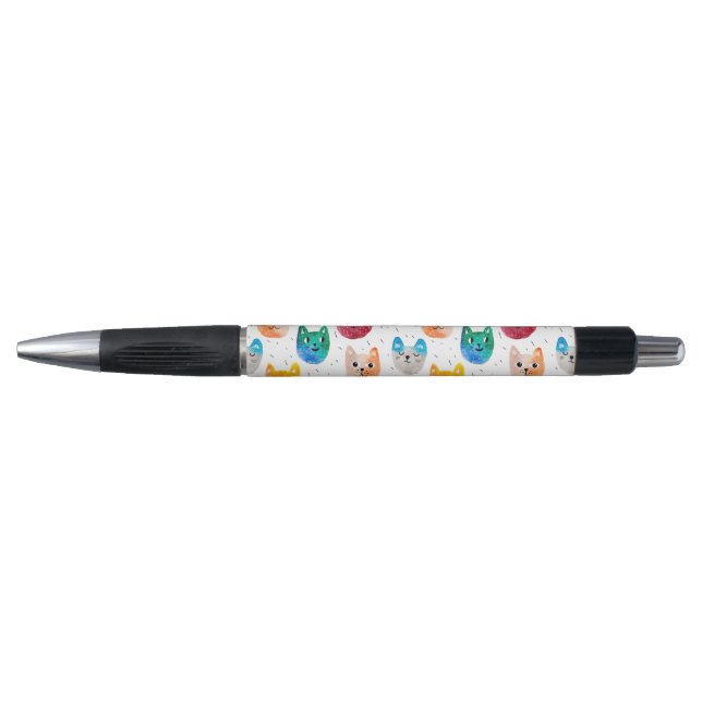 Watercolor cats and friends pen (Front)