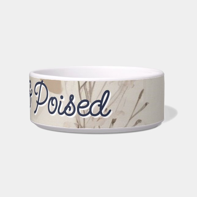 Watercolor Ceramic Pet Bowl (customizable) (Right)
