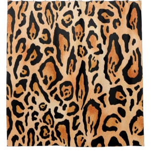 Watercolor cheetah print pattern