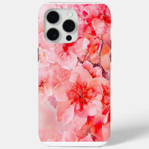 Watercolor Cherry Blossom Bliss iPhone 15 Pro Max Case