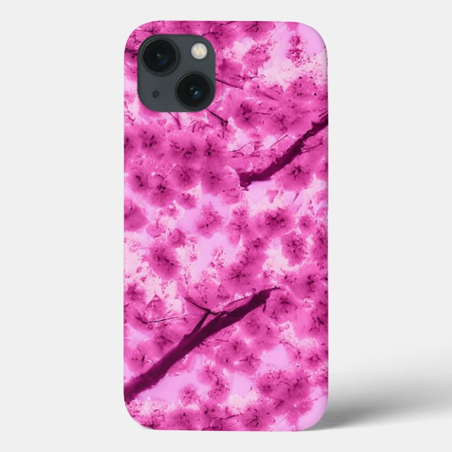 Watercolor Cherry Blossom Pattern Case-Mate iPhone Case (Back)