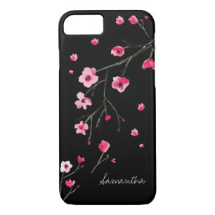 Watercolor Cherry Blossoms by LD Design Loft Case-Mate iPhone Case
