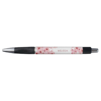 Watercolor Cherry Blossoms Pink Floral Pen