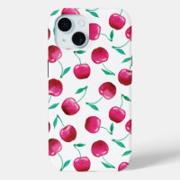 Watercolor Cherry Pattern