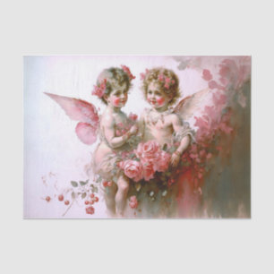 Watercolor Cherubs Tissue Paper