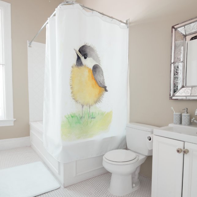 Watercolor Chickadee (In Situ)