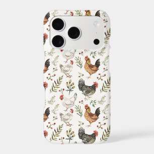 Watercolor Chicken Phone Case