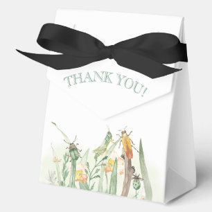 Watercolor Child's Bug Insect Birthday Favor Box