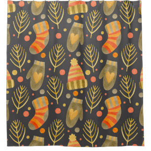 Watercolor Christmas: Festive Seamless Pattern.