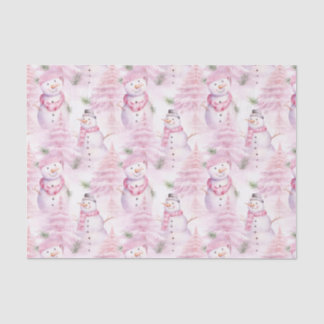 Watercolor Christmas Pattern Tissue Paper