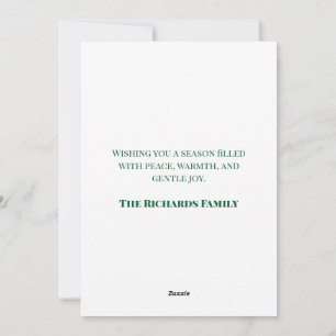 Watercolor Christmas Tree Holiday Card