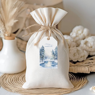 Watercolor Christmas Winter Wonderland Gift Tags